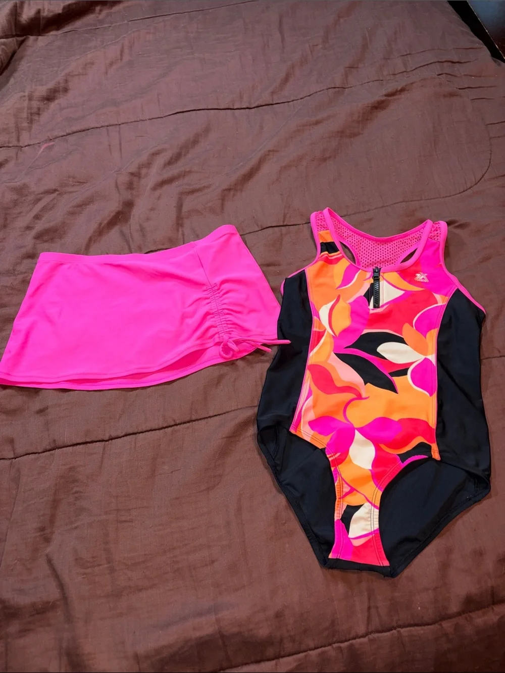 One-Piece Swimsuit by ZeroXposur Brand. EUC!